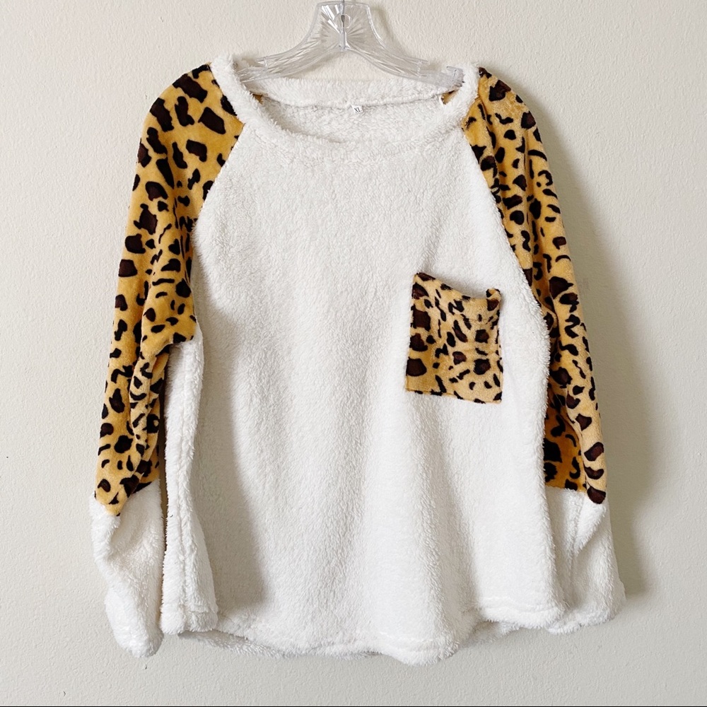 New Super soft leopard print shirt